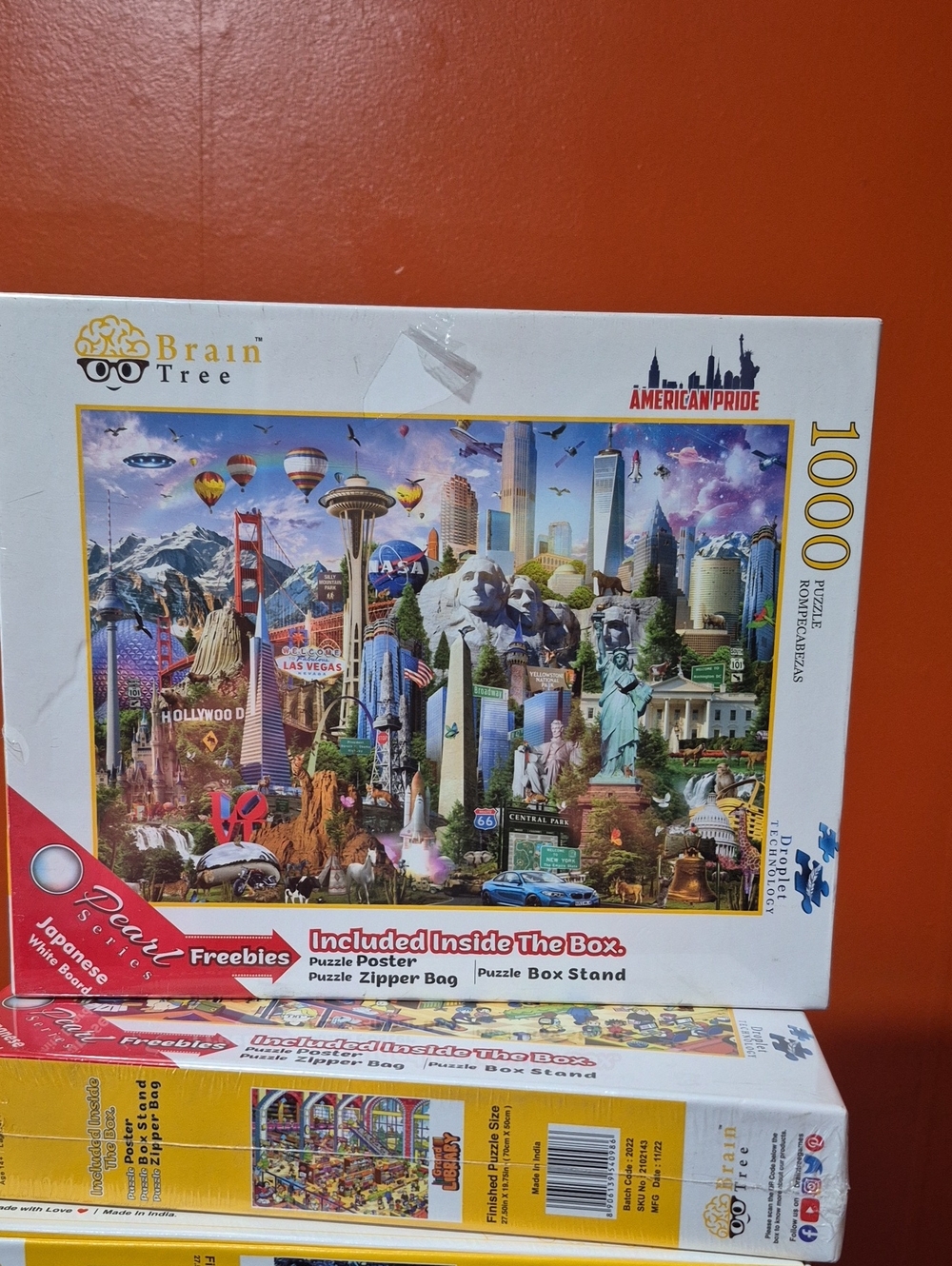 American Pride 1000-Piece Puzzle - Multicolor